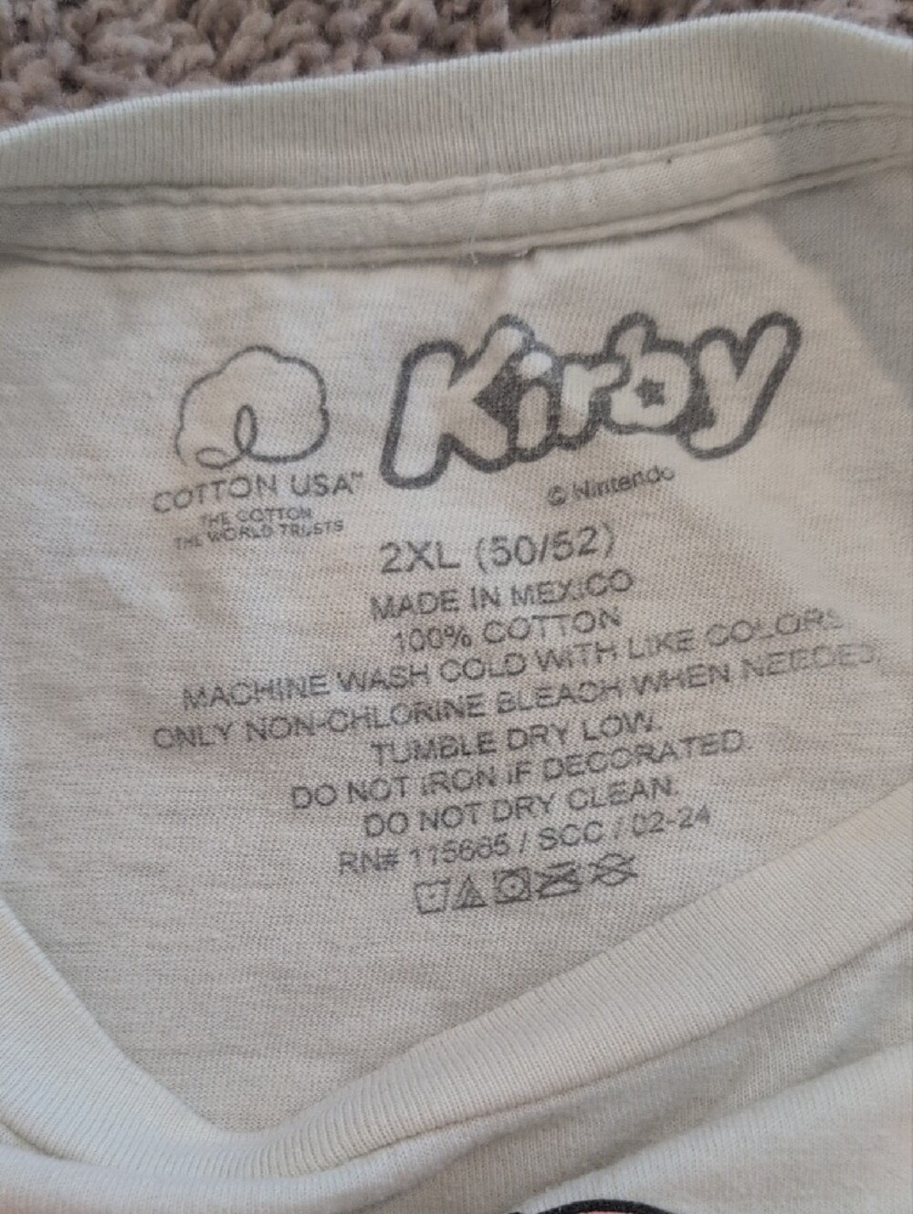 Nintendo Kirby Pink Graphic Short Sleeve Tee - Picture 3 of 9
